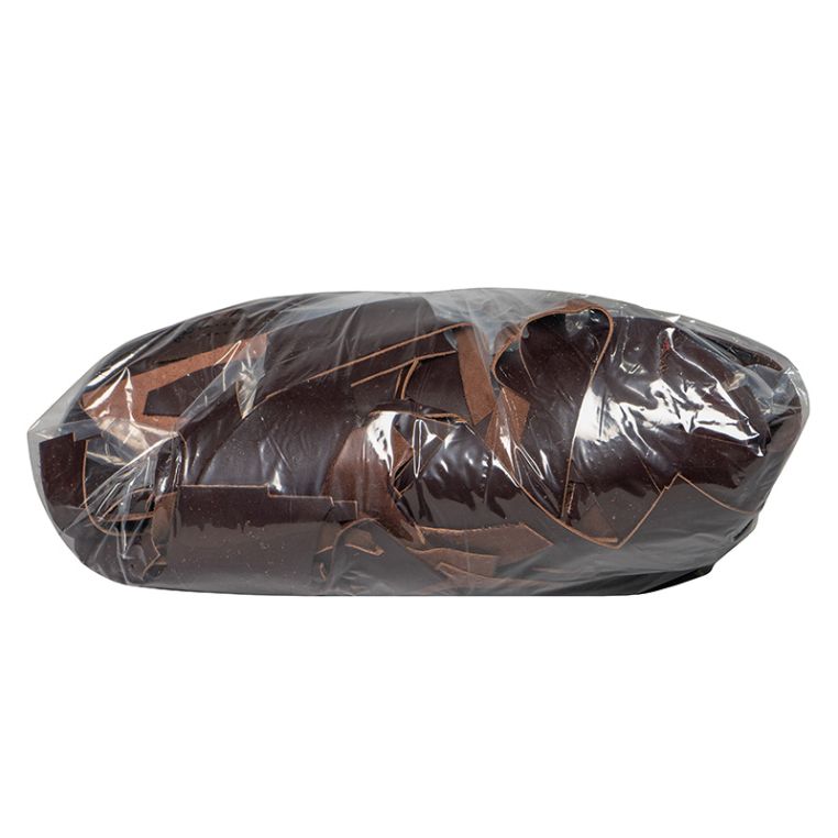 Assorted Brown Leather Scrap, 5 lbs